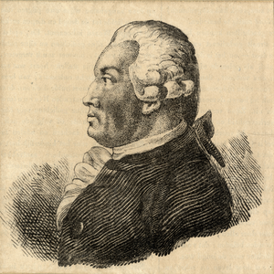 103861 Portret van Hieronymus van Alphen, geboren 1746, procureur-generaal, dichter, overleden 1803. Borstbeeld links, ...